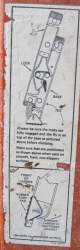 ladder warning sticker
